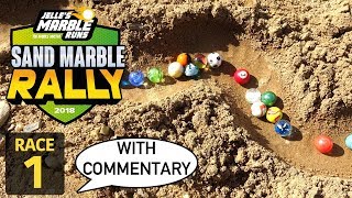 Jelles Marble Runs Sand Marble Rally 2018  Race 1 [upl. by Manup]