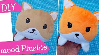 Wendetier FUCHS  CORGI nähen  DIY mood plushie  Stofftier Stimmungstier Nähanleitung Tutorial [upl. by Kirimia]