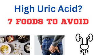 Top 7 Uric Acid Foods To Avoid  What foods cause gout [upl. by Evan497]