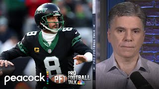 Jets’ Jeff Ulbrich doubles down on sticking with Aaron Rodgers  Pro Football Talk  NFL on NBC [upl. by Minabe598]