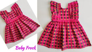 Ruffle Baby Frock Cutting and Stitching [upl. by Aden725]