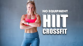 15 MIN CROSSFIT ® WORKOUT AT HOME  HIIT WORKOUT  no equipment  growingannanas [upl. by Anatnahs884]