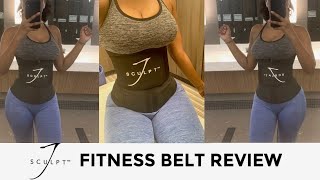 HONEST JSCULPT BELT REVIEW  LOSE INCHES OFF WAIST [upl. by Imelida]