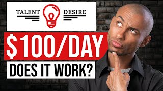 Talent Desire Review  Earn 90 Per Day With Typing Job The Real Truth [upl. by Artemus]