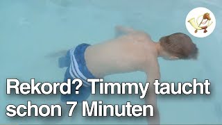 Rekord Timmy 9 taucht schon 7 Minuten Postillon24 [upl. by Orji]