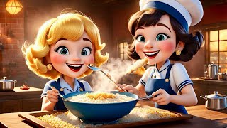 Pease Porridge Hot Nursery Rhyme Song for Kids [upl. by Odranar606]