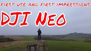 Dji neo drone first time use first impressions [upl. by Modesty870]