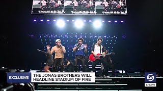 Jonas Brothers to headline 2024 Stadium of Fire concert [upl. by Frye739]