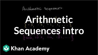 Introduction to arithmetic sequences  Sequences series and induction  Precalculus  Khan Academy [upl. by Yorled]