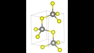 Crystal structure of Zinc Sulphide – Wurtzite [upl. by Aedrahs]