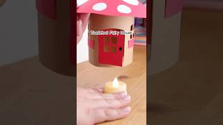 How to make a toadstool fairy house 🏠 🍄 fairyhouse kidscrafts [upl. by Namhcan898]