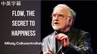 Mihaly Csikszentmihalyi  Flow the Secret to Happiness 🌊  TED 中英字幕 [upl. by Wehhtam670]