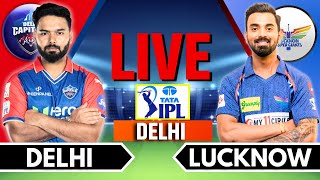 IPL 2024 Live DC vs LSG Match 64  IPL Live Score amp Commentary  Delhi vs Lucknow Live Match [upl. by Jaal163]