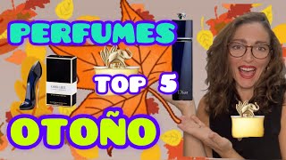 🔴TOP 5 Perfumes Otoño 🍁 Diseñador Perfumes favoritos temperaturas  Perisperfume  Perispe3 [upl. by Wedurn]