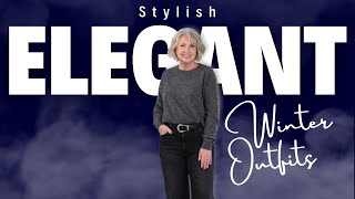 Stylish Elegant Winter Outfits for a Casual Lifestyle  Fashion Over 50 [upl. by Spooner155]