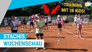 Training mit 38 Kids am Bodensee  Stachis Wochenschau 29  myTennis [upl. by Davidde]