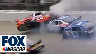 Top 5 NASCAR Wrecks at the quotMonster Milequot  NASCAR on FOX [upl. by Nev]