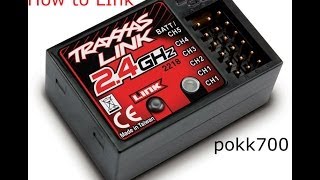 How to link Traxxas 24 ghz receiver to controller [upl. by Sad]