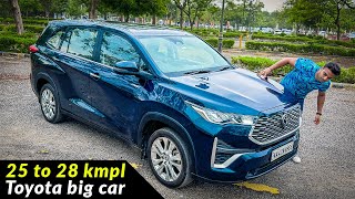 25 se 28 ka mileage deti hai Toyota Innova Hycross 2024 Full Hybrid with EV Mode Drive Review [upl. by Rednasyl]