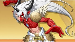 Digimon New Century  Evolution Story Aegiochusmon [upl. by Ordnas]