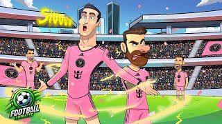 The Day Ronaldo Decided to Join Messi in Miami  Football Animated [upl. by Diann686]