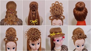 Unique Hairstyles You Can Try at Home  Step by Step Guide for Beautiful Buns and Braids [upl. by Naimerej]