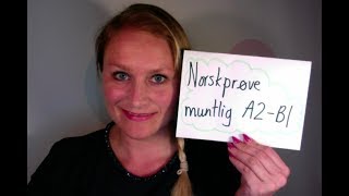 Video 368 Norskprøve muntlig A2B1 [upl. by Therron]