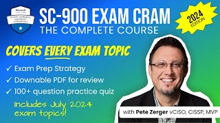 SC900 Exam Cram  2024 Edition Full Course [upl. by Edgell503]