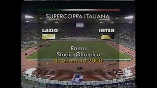 200001 Supercoppa  08092000 LazioINTER 43 Canale5 [upl. by Flem472]