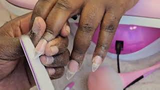 GEL X NAILS TUTORIAL [upl. by Athalla]