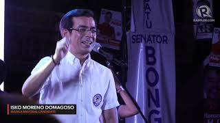 Isko Moreno holds miting de avance in Pandacan Manila [upl. by Azne531]