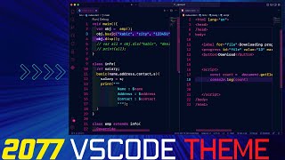VSCode  2077 Theme [upl. by Sivrup]