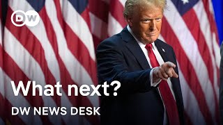 2024 US election Results reactions and insights on Trumps win  DW News Desk [upl. by Nehtan]