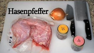 Making Hasenpfeffer Rabbit Stew Carnivore [upl. by Yor]