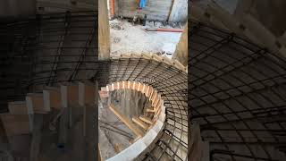 Spiral staircase staircase construction shorts viralvideo [upl. by Weidner]