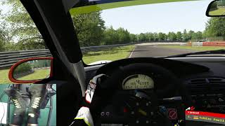 Porsche 911 996 GT3 RSR Nordschleife Schwedenkreuz crash save [upl. by Lorak]