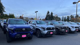 Toyota Dealerships overstocked Big Discounts on everything 2024 Toyota Tacomas thousands OFF [upl. by Codie]