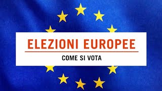 Elezioni europee quando e come si vota in Italia [upl. by Aciret]