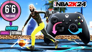 the 1 Advanced Dribble Tutorial for TALL PGs  Best Sigs for 66  69 Pg😈  NBA 2K24 [upl. by Shedd]