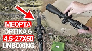 Meopta Optika 6 FFP MRAD1 4527x50 UNBOXING amp Zero STOP  TIPS amp TALKS TUESDAY [upl. by Uria]