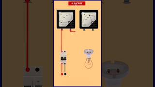 Ammeter and Voltameter Connection shortvideo youtubeshorts shortsfeed shorts short iti viral [upl. by Felten853]