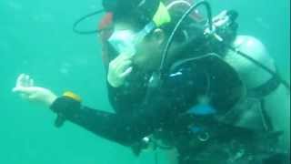 Rescue Diver panicking during training [upl. by Hasina123]