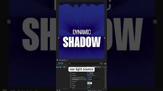 Create a Dynamic Shadow animation in After Effects👇 [upl. by Anilos]