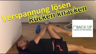 Verspannungen der Rückenmuskulatur lösen  Rücken knacken [upl. by Petigny289]