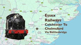 The journey from Colchester to Chelmsford by steam sort of [upl. by Elleivap791]