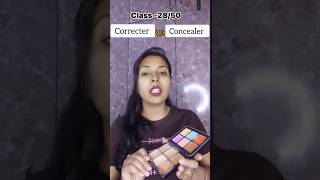 Correcter vs Concealer😱freelencer delhincrmakeupartist makeuptips skincare poonammakeupschool [upl. by Silma]