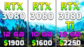 RTX 3080 12GB vs RTX 3080 10GB vs RTX 3080 Ti 12GB [upl. by Javler]