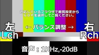 外付けスピーカーの左右確認用音声信号 [upl. by Ainesey]