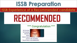 ISSB Experience of a Recommended Candidate PAF AD Branch  ONLINE DARSGAAH [upl. by Hutchison]