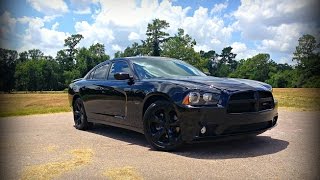 2014 Dodge Charger RT Blacktop Edition Review [upl. by Darbee]